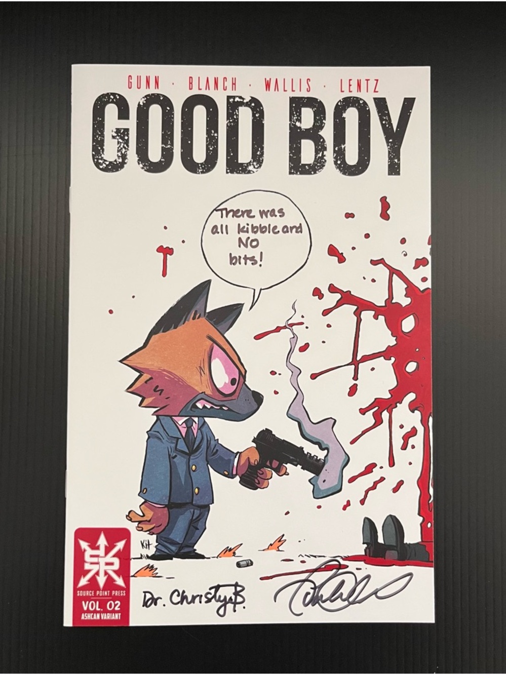 GOOD BOY VOL 2 #1 Ashcan Variant - Blank “Remarked” - Signed W/COA JJ’S COMICS